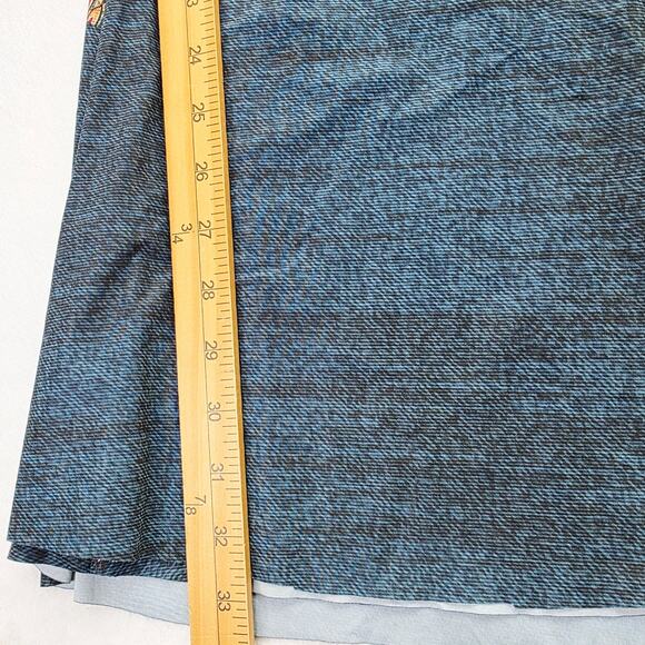 Yoga Democracy Bell Bottom Leggings XL Hippie Flare Leg Festival Floral Boho 70s - Picture 13 of 16